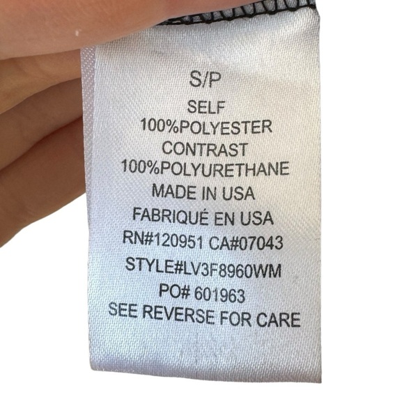 Olive & Oak Faux Leather Sheer Sleeveless Blouse Black Women’s Small Whimsigoth - Picture 9 of 9